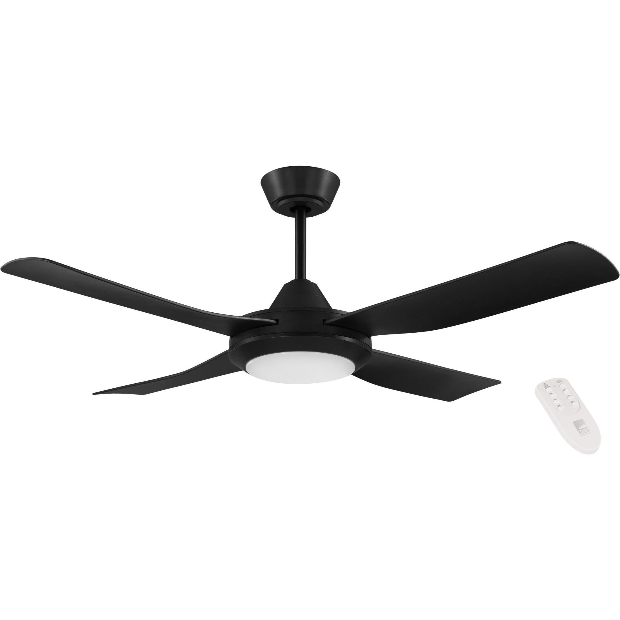 EGLO LED-Deckenventilator, Ventilator, Schwarz