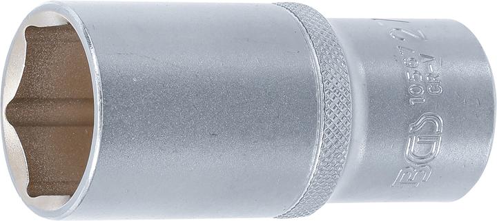 Produktbild BGS Steckschlüssel-Einsatz Sechskant, tief | Antrieb Innenvierkant 12,5 mm (1/2") | SW 27 mm (27 mm)