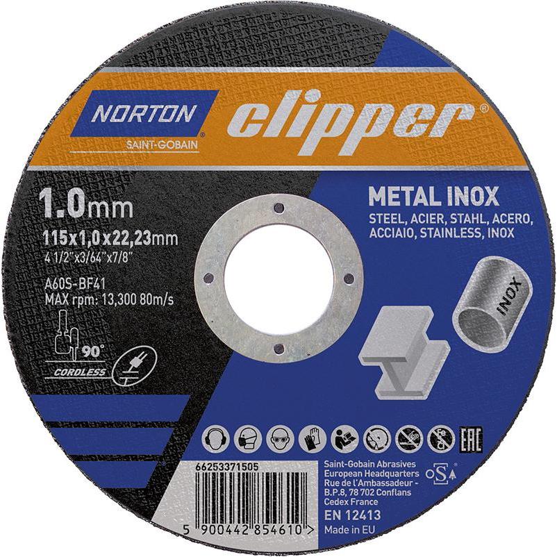 Magni, Sägeblatt, Norton Trennscheibe Metall-Inox A60S-115x1.0x22.23mm