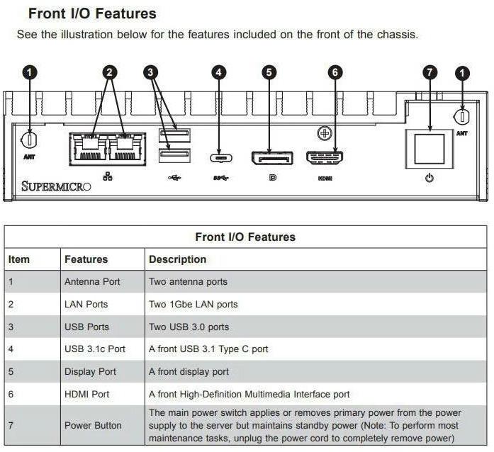 Produktbild Supermicro E100-9S-E: Intel i5-7300U