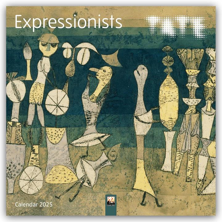 Expressionists - Expressionisten Kunstkalender 2025 (Englisch, Deutsch, Flame Tree Publishing, 2024)