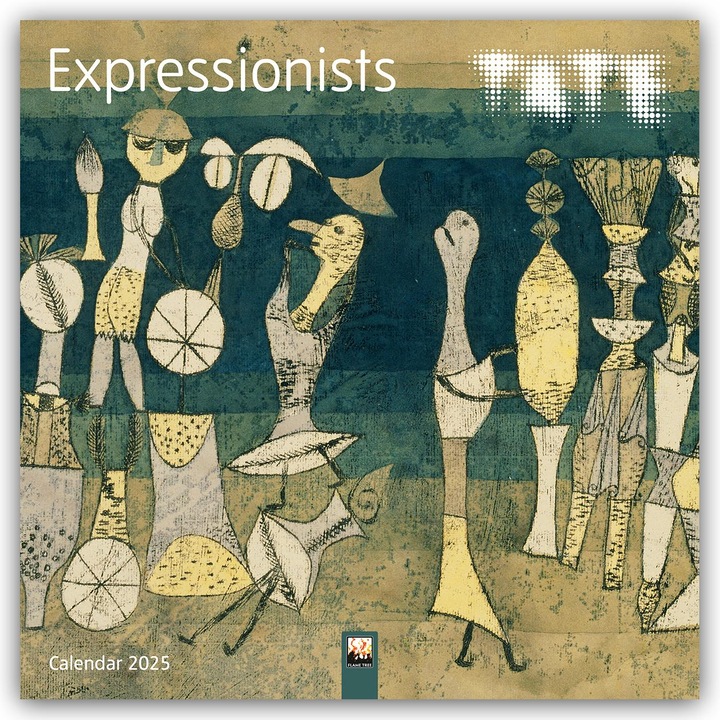 Produktbild Expressionists - Expressionisten Kunstkalender 2025 (Englisch, Deutsch, Flame Tree Publishing, 2024)