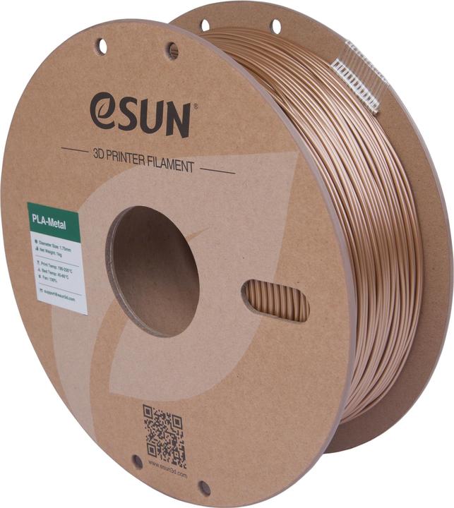 Produktbild eSUN ePLA-Metal Bronze Filament 1.75mm 1Kg (PLA+, 1.75 mm, 1000 g, Bronze)
