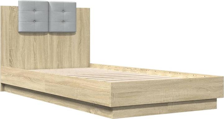 Immagine prodotto vidaXL Giroletto con testiera in rovere Sonoma (75 x 190 cm)