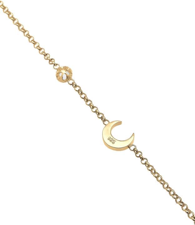 Actual product image Elli Astro Design Halbmond und Mondstein (16 cm, Sterling Silver)