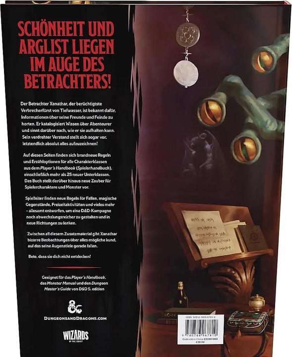 Produktbild Wizards of the Coast WOCD1005 - Dungeons & Dragons: Xanathar's Ratgeber für Alles (DE-Ausgabe) (Deutsch, 3 - 12 Spieler)