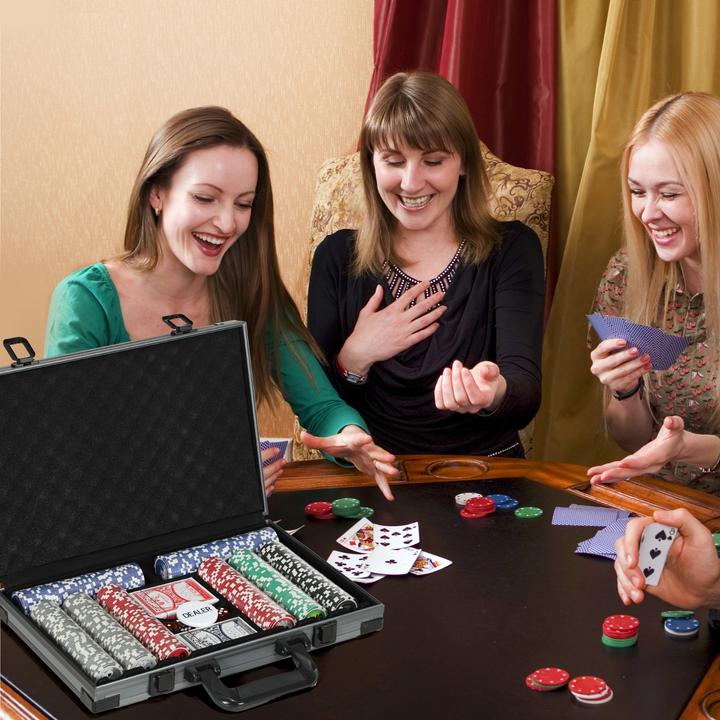 Immagine prodotto SportNow Pokerset PS, Polyester Grau