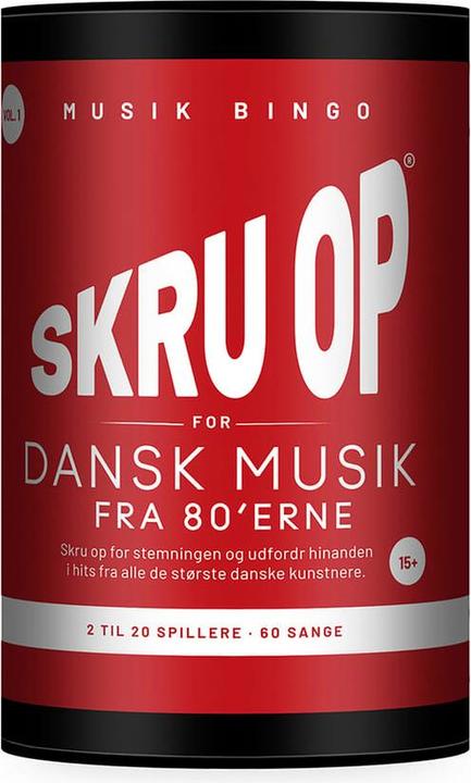 Immagine prodotto SMSCS Games Aps Skru op - Skru op for dansk musik fra 80'erne (Skru op for dansk musik fra 80'erne, Vol. 1) (Danese)