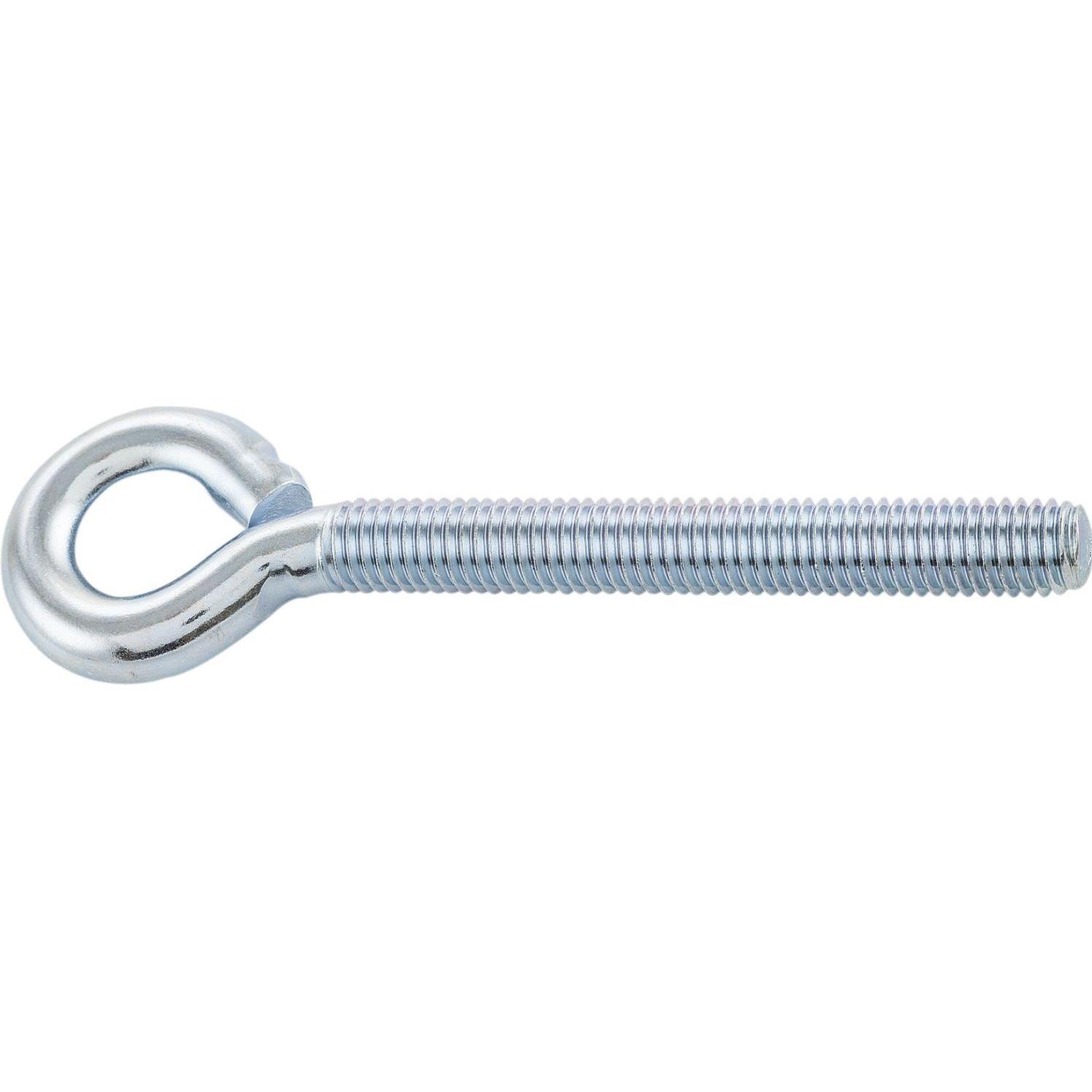 Lüsebrink, Schrauben, Ringschrauben mit metrischem Gewinde ø M6x60 mm Ösenschrauben verzinkt-blau (100 Schrauben pro Stü...