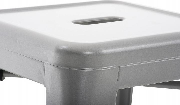 Produktbild CLP 4er Set Hocker Armin, silber