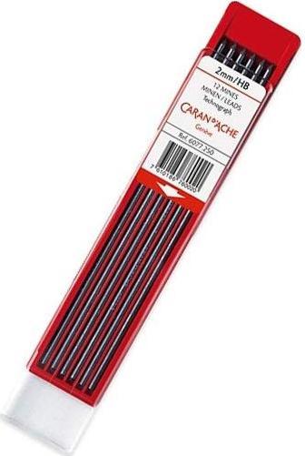 Produktbild Caran d'Ache Technograph-Minen (12 Stk., 2 mm, HB)