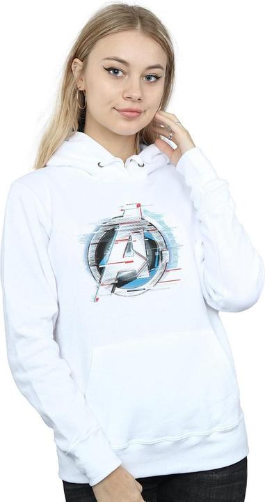Immagine prodotto Avengers Endgame Team Tech Logo Felpa con Cappuccio Donna (XL)