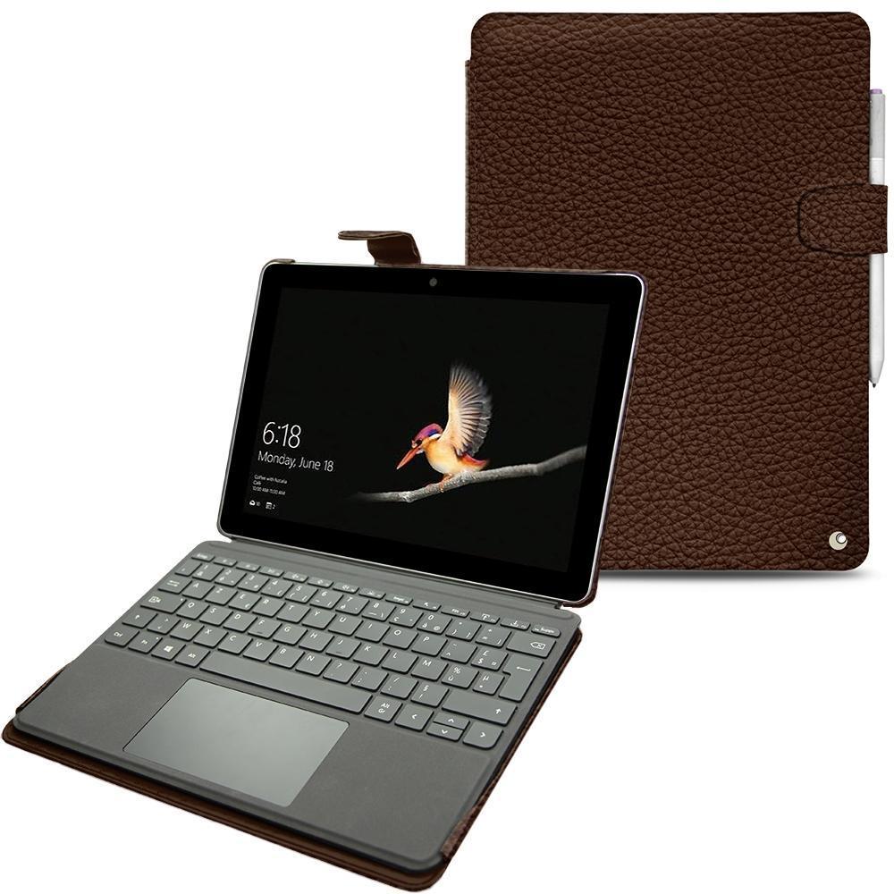 Noreve Lederschutzhülle (10", Microsoft), Notebooktasche, Braun