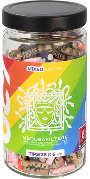 Medusa Aktivkohlefilter Mixed - 420 Stk im Glas