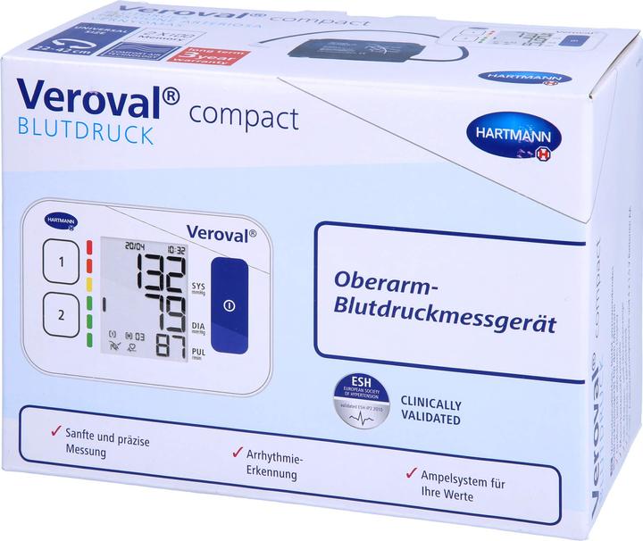Produktbild Veroval compact Oberarm-Blutdruckmessgerät, 1 St (Blutdruckmessgerät Oberarm)