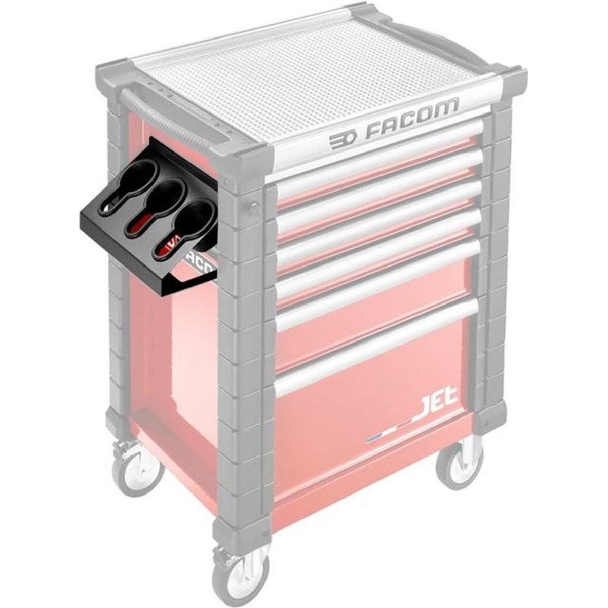 Facom, Carrello degli attrezzi + per montaggi, Portautensili per carrello da officina JET.LA19 (1 x)