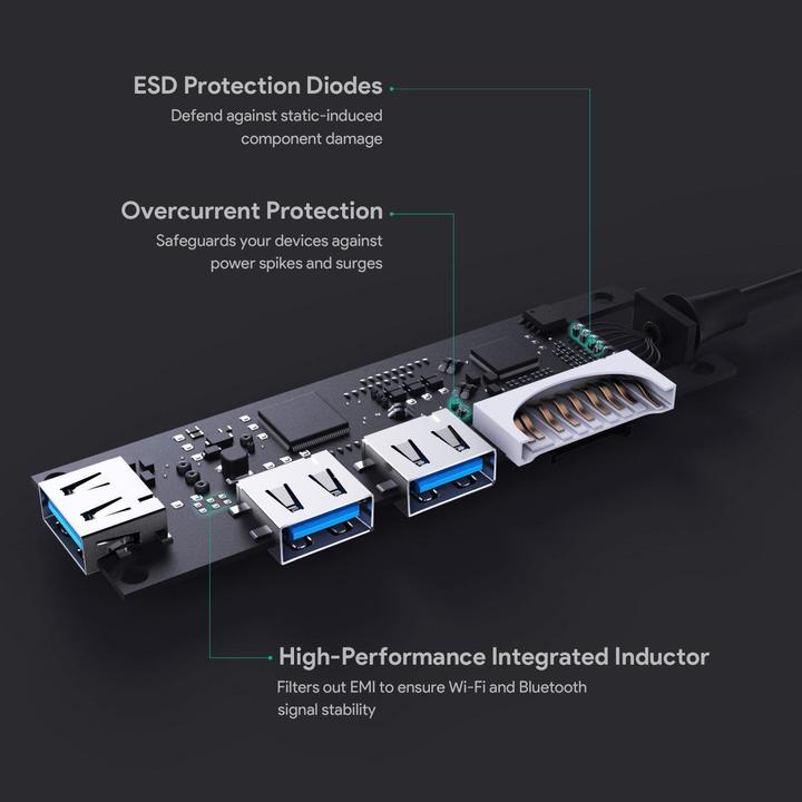 Produktbild Aukey Cb-C63 (USB-C, 3 Ports)