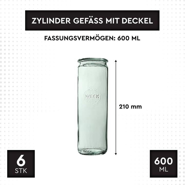 Produktbild Weck Zylinderglas (1 Stk., 0.60 l)