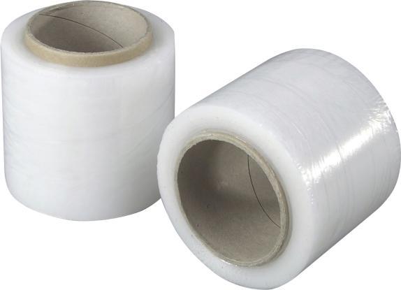 Antalis Film étirable soufflé transparent extérieur adhésif 25my 100mmx200m - (200 mètres par rouleau x 12