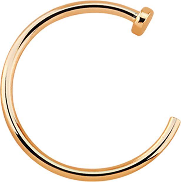 Immagine prodotto Star Piercing Anello da naso aperto in oro rosa (senza ottone, Argento 925)