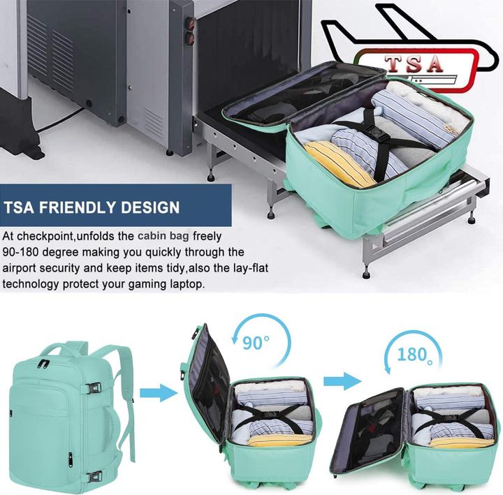 Produktbild Only-Bags.Store Handgepäck-Rucksack mit separatem Ein-Zoll-Computerfach (20 l)