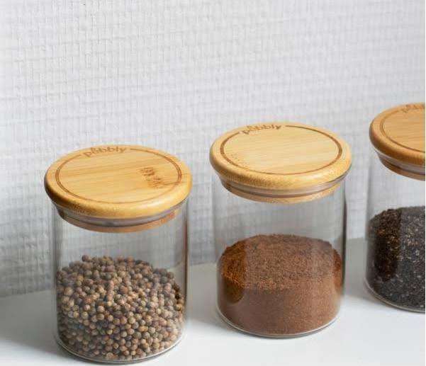 Produktbild Pebbly Set Vorratsglas (0.19 l)