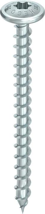 Produktbild Heco TOPIX plus Profi Holzbauschraube 6,0 x 80 mm 100 Stück ( 61094 ) Vollgewinde Holzschraube, Tell (100 Schrauben pro Stück)