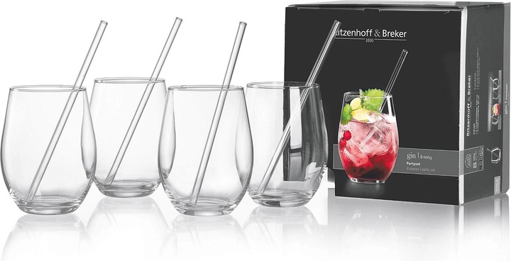 Productafbeelding Ritzenhoff & Breker Set Gin + Rietje 8st. (8 x)