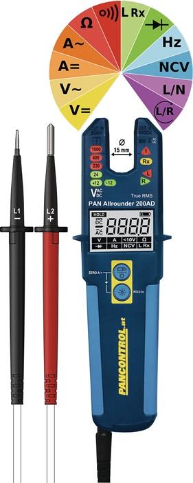Immagine prodotto Pancontrol Pinza amperometrica PAN Allrounder 200AD (CAT III 1000V, CAT IV 600V)