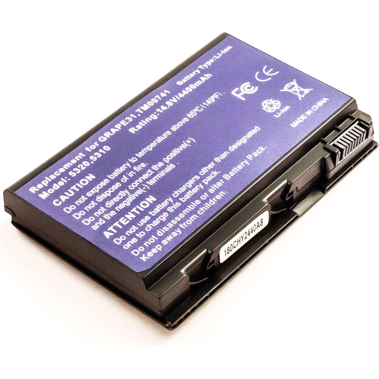 Thumbnail - AGI 14.8V - 4400 mAh - Li-Ion - Akku (1 Zellen, 4400 mAh), Notebook Akku, Schwarz