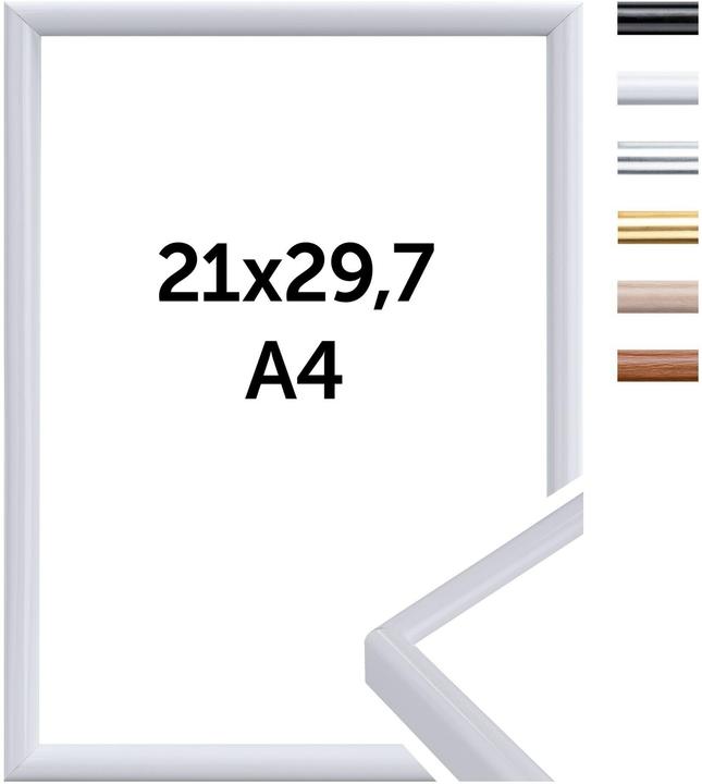 Produktbild Dörr Bilderrahmen New York Weiss, 21 x 29.7 cm (21 x 29.7 cm)