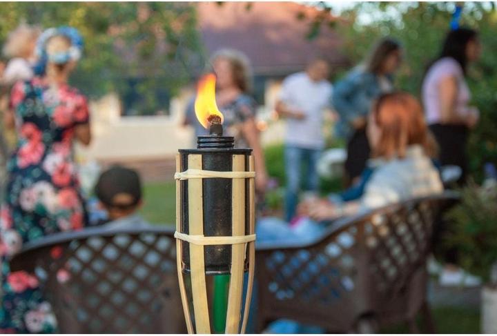 Produktbild Esschert Design Bambusfackel, 3er Set