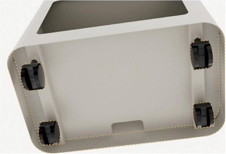 Image du produit Value Armoire mobile à étagères ouvertes (46 x 29 x 60.60 cm)