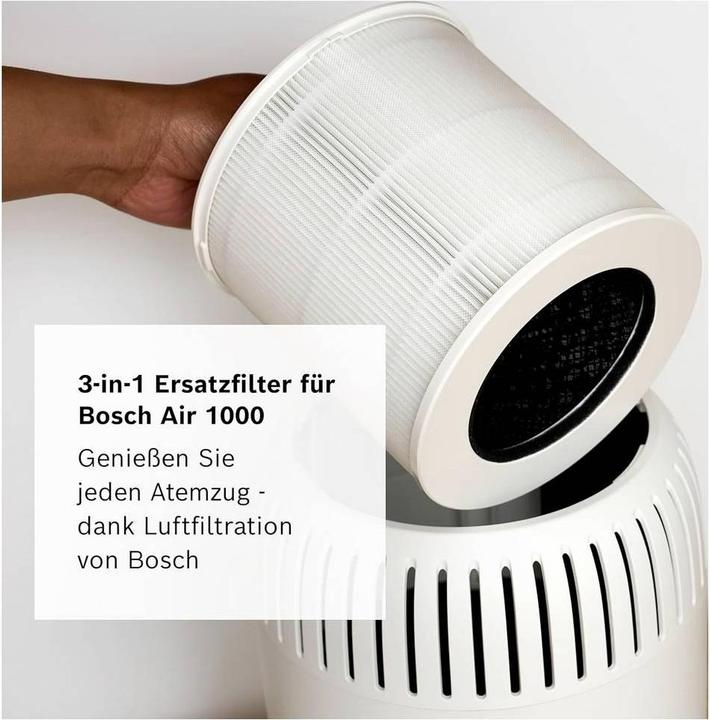 Produktbild Bosch Home Comfort Bosch 7733703696+7733703705 Air 1000+Air 1000 Luftreiniger 23 m² Weiss (23 m²)