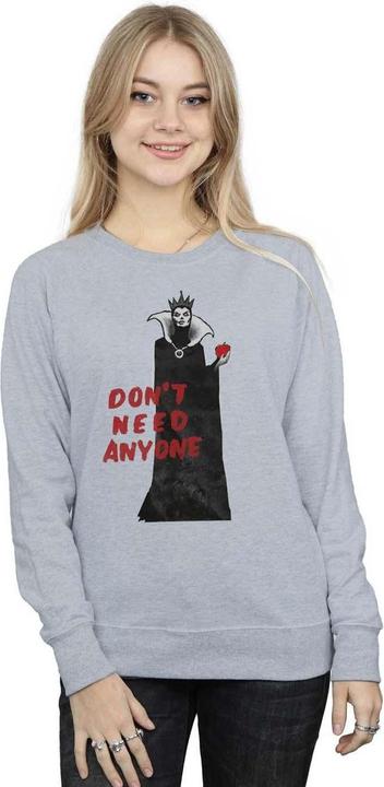 Actual product image Disney Womens/Ladies Villains Don't Need Anyone Sweatshirt (S)