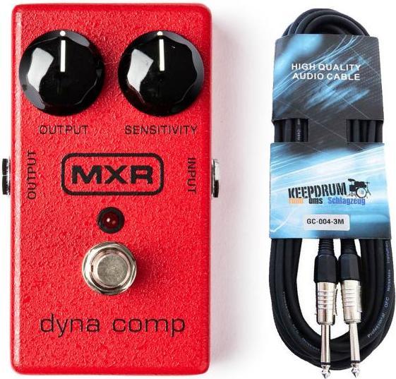 Actual product image Mxr Effects unit M102 Dyna comp compressor with cable (Electric bass, Electric guitar)