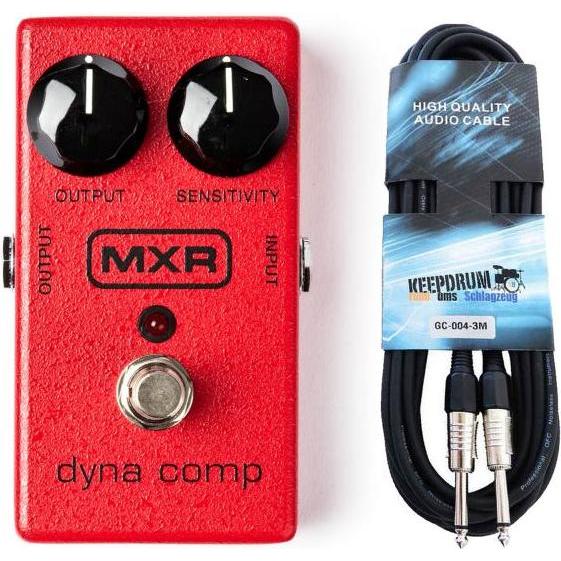 Mxr Effektgerät M102 Dyna comp Kompressor mit Kabel (E-Gitarre, E-Bass), Effektpedal