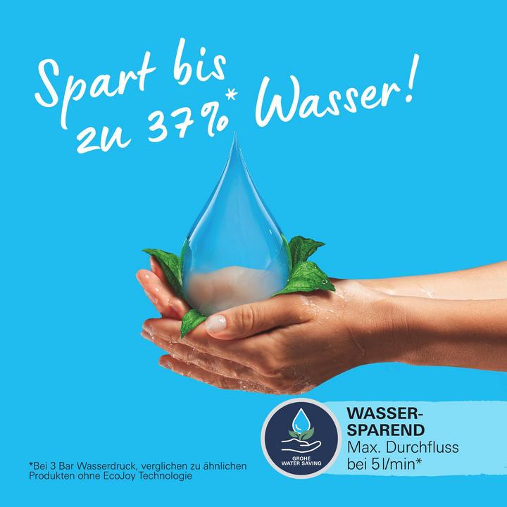 Actual product image Grohe - Mat Zwarte wastafelmengkraan - Start S-size - Met waste