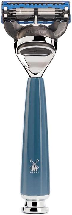 Actual product image Mühle Shaving set, 4-piece with bowl, shaving brush with black fibre, 3-blade