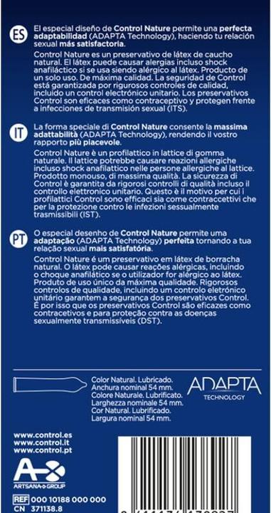 Produktbild Control Adapta Nature Condoms 6 Units (6 Stk.)