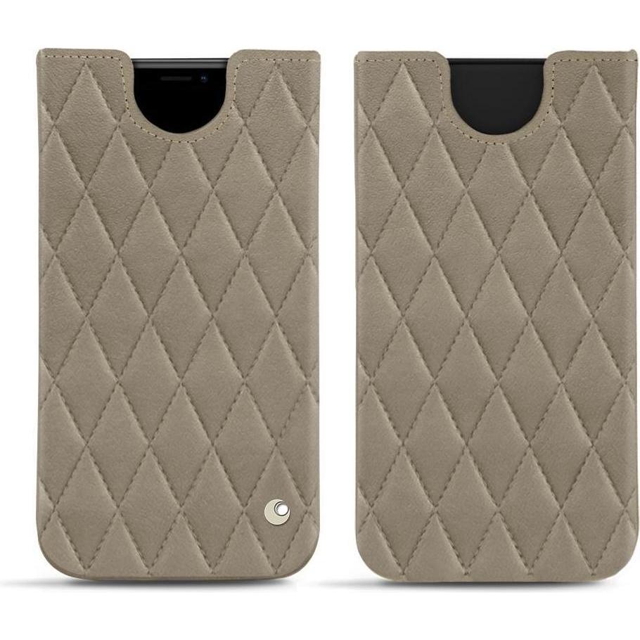 Thumbnail - Noreve Lederschutzhülle (Apple iPhone XS Max), Smartphone Hülle, Beige