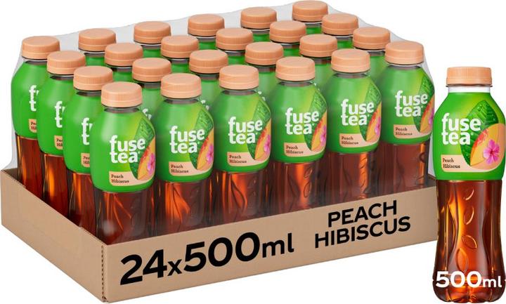 Actual product image Fusetea Peach Hibiscus (24 x 50 cl)