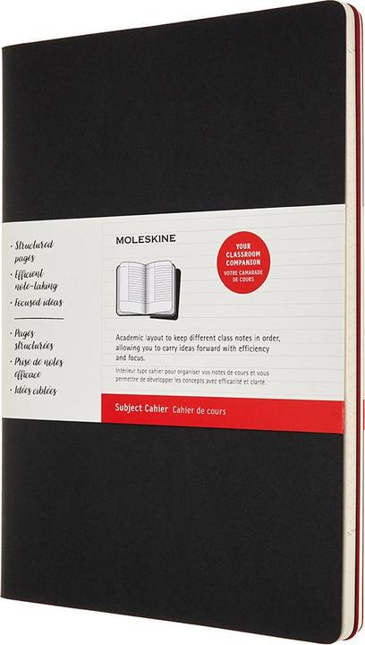 Actual product image Moleskine Study notebook (A4, Special ruling, Soft cover)