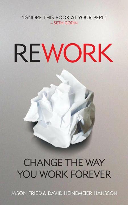 Produktbild ReWork (Englisch, David Heinemeier Hansson, Jason Fried, 2010)