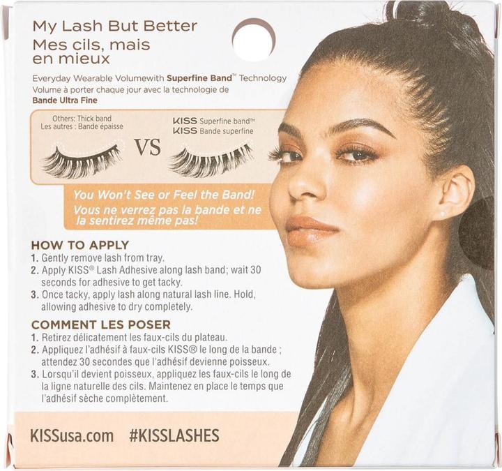 Actual product image KISS Lashes - My Lash But Better Blessed (Artificial eyelashes)