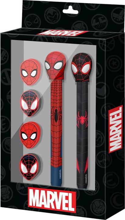 Karactermania Pack of Gel Pen + Eternal Pencil + 4 Erasers Peter (1x)