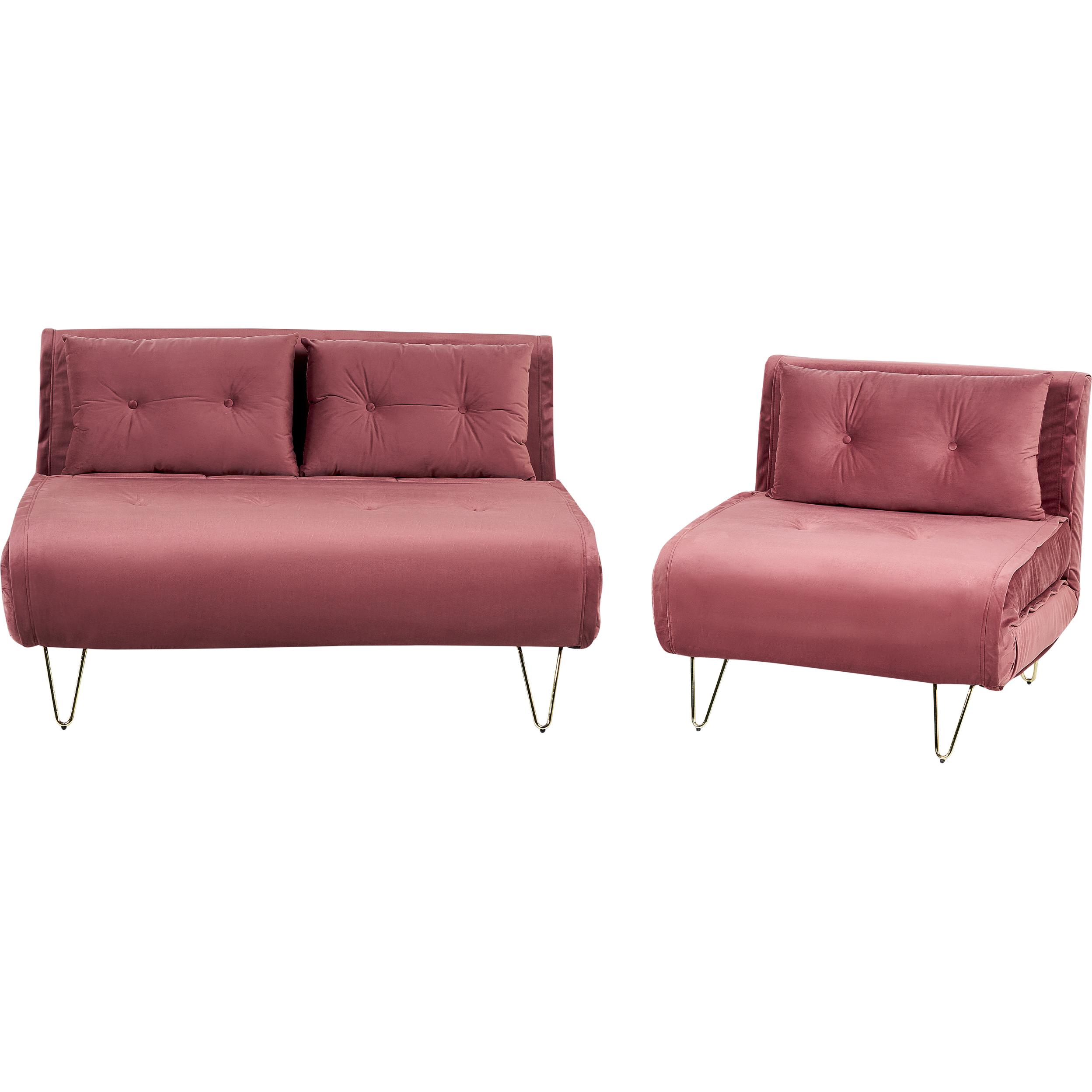 Beliani, Sofa, Vestfold (3-Sitzer)