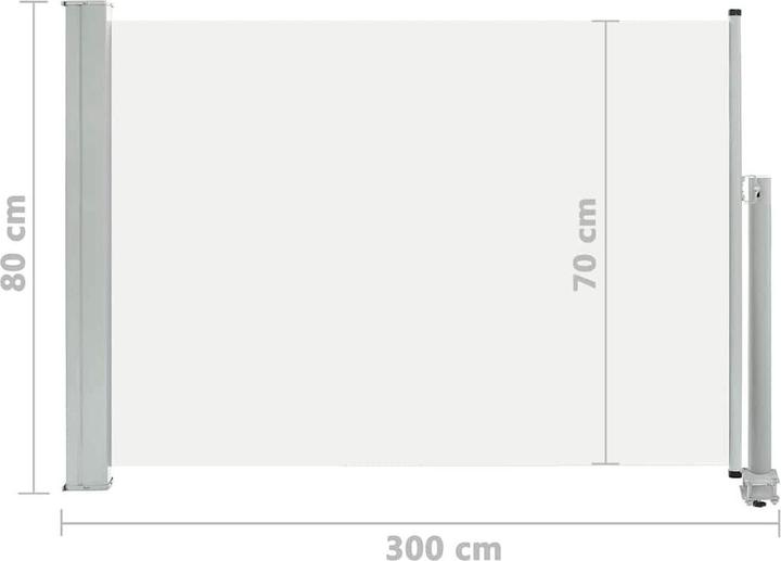 Produktbild vidaXL Seitenmarkise (3 m)