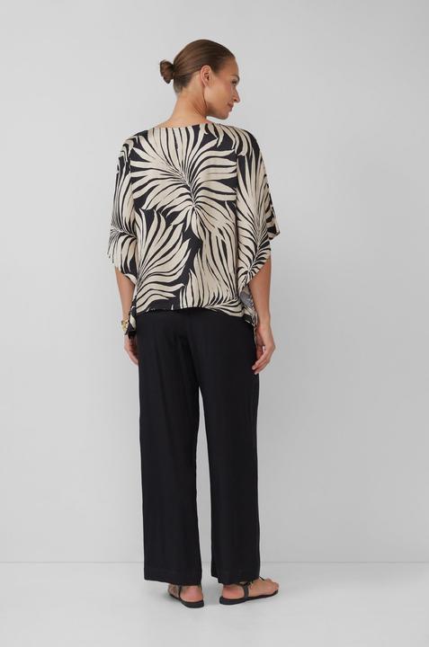 Produktbild s.Oliver Bluse Fliessende Poncho-Bluse aus Satin (S)