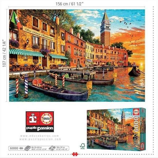 Produktbild Educa San Marco 6000 Teile Panorama Puzzle (6000 Teile)